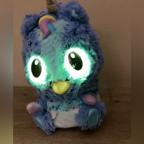 Hatchimals Hatchibabies Unikeet Purple Interactive~Owl Unicorn Bird~Tested/Works - Picture 1 of 14
